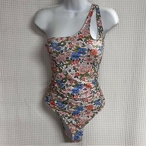Beilon ladies Floral One-Shoulder Swimsuit size XL (NWT)